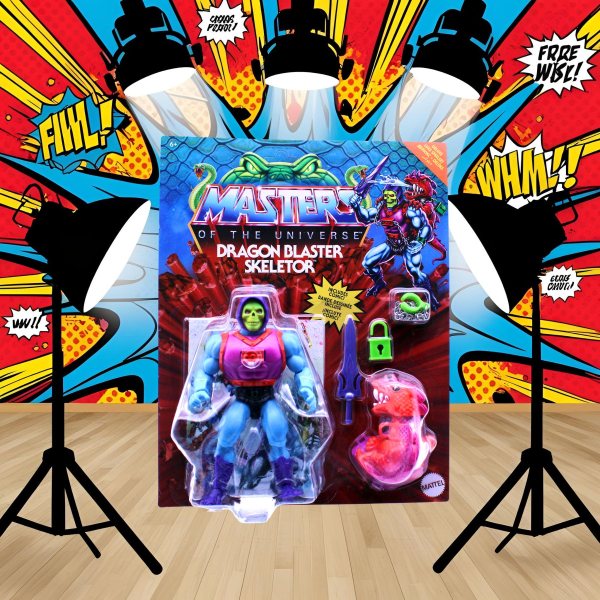 Masters of the Universe Origins Actionfigur 2023 Dragon Blaster Skeletor 14 cm von Mattel